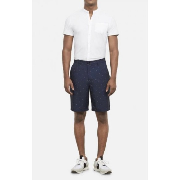 Kenneth Cole Men's Star Print Tech Cargo Shorts - Navy, Size 38 * MS33 - Picture 6 of 8